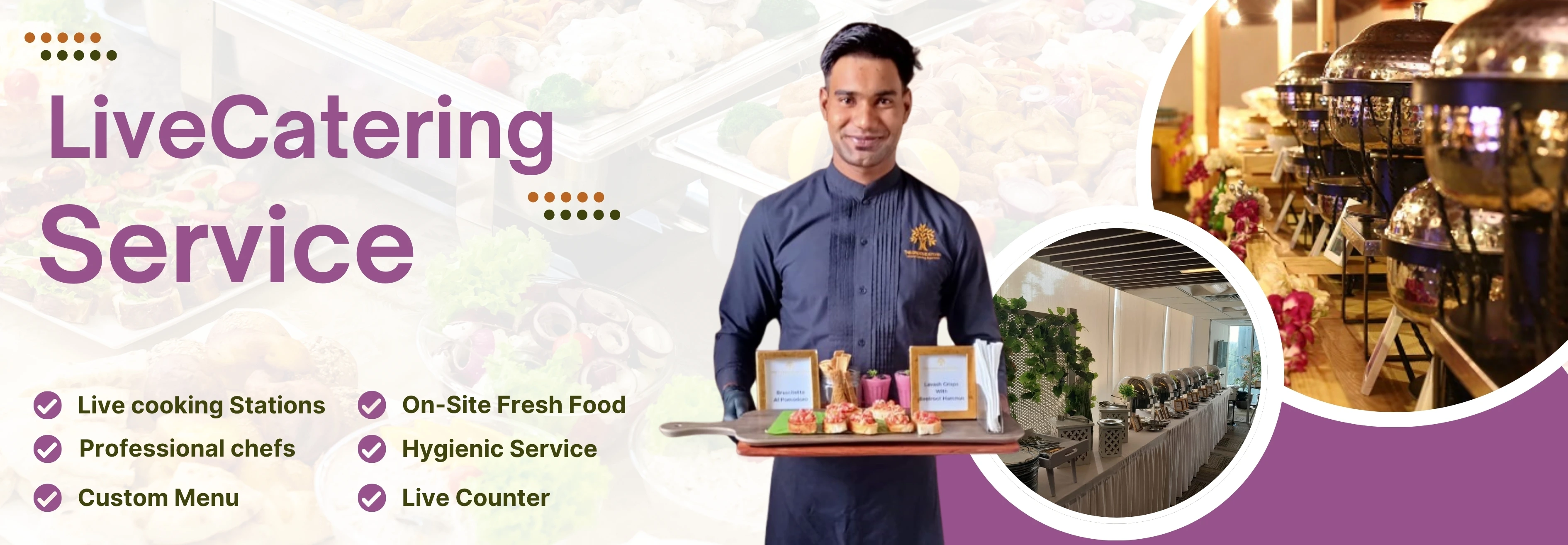 Live Catering Banner